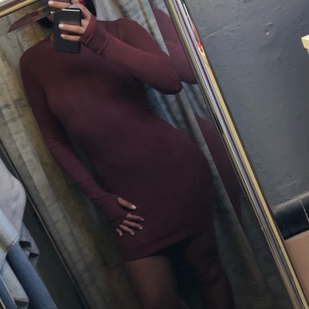 Maroon dress